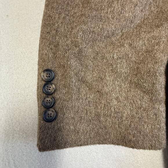 JOS A BANK Sports Coat Mens 43L 100% Camel Hair Jacket Blazer Tan Beige - Picture 4 of 11